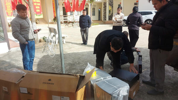 Xã Mẫu Sơn tiếp nhận trang thiết bị nhà văn hoá – khu thể thao thôn thuộc Chương trình MTQG xây dựng nông thôn mới năm 2025