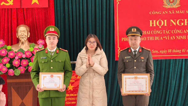 CÔNG AN XÃ MẪU SƠN TRIỂN KHAI CÔNG TÁC CÔNG AN VÀ PHÁT ĐỘNG PHONG TRÀO THI ĐUA “VÌ AN NINH TỔ QUỐC” NĂM 2026