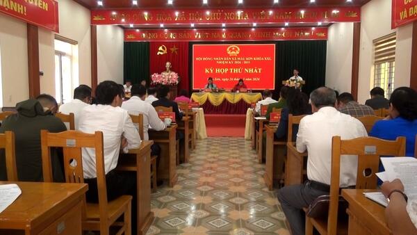 MẪU SƠN TỔ CHỨC THÀNH CÔNG KỲ HỌP THỨ NHẤT HỘI ĐỒNG NHÂN DÂN XÃ KHÓA XXI, NHIỆM KỲ 2026-2031