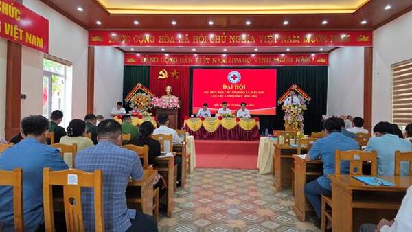 XÃ MẪU SƠN TỔ CHỨC ĐẠI HỘI ĐẠI BIỂU HỘI CHỮ THẬP ĐỎ LẦN THỨ I, NHIỆM KỲ 2026 – 2031