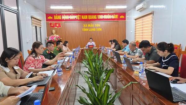 BAN THƯỜNG VỤ ĐẢNG ỦY XÃ MẪU SƠN TỔ CHỨC HỘI NGHỊ LẦN THỨ 12, NHIỆM KỲ 2025 – 2030