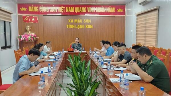 THƯỜNG TRỰC HỘI ĐỒNG NHÂN DÂN XÃ MẪU SƠN TỔ CHỨC CUỘC GIÁM SÁT CHUYÊN ĐỀ